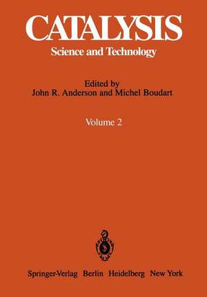 Catalysis: Science and Technology de John R. Anderson