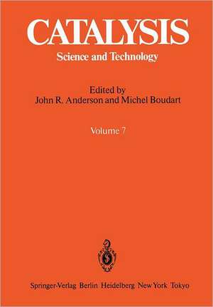 Catalysis: Science and Technology de John R. Anderson