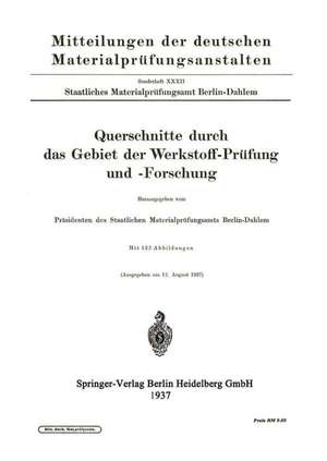 Querschnitte durch das Gebiet der Werkstoff-Prüfung und -Forschung de Kenneth A. Loparo