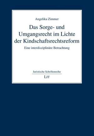 Das Sorge- und Umgangsrecht im Lichte der Kindschaftsrechtsreform de Angelika Zimmer