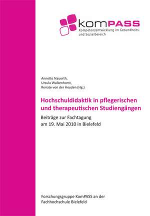 Hochschuldidaktik in pflegerischen und therapeutischen Studiengängen de Annette Nauerth