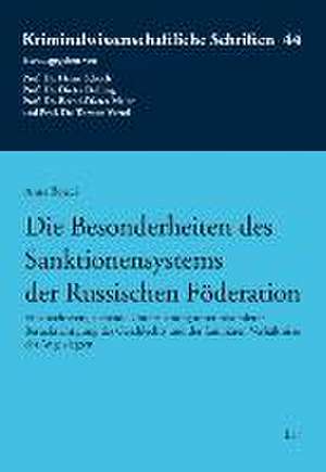 Die Besonderheiten des Sanktionensystems der Russischen Föderation de Anna Borsci