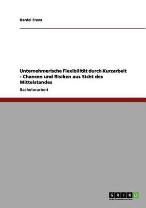 Unternehmerische Flexibilität durch Kurzarbeit - Chancen und Risiken aus Sicht des Mittelstandes de Daniel Franz