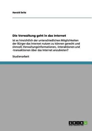 Die Verwaltung geht in das Internet de Harald Seitz