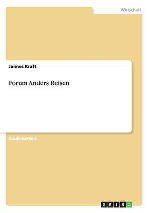 Forum Anders Reisen de Jannes Kraft