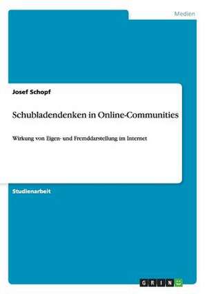 Schubladendenken in Online-Communities de Josef Schopf