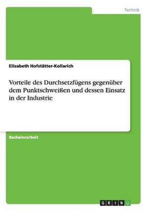 Vorteile des Durchsetzfügens gegenüber dem Punktschweißen und dessen Einsatz in der Industrie de Elisabeth Hofstätter-Kollarich