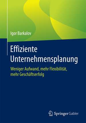 Effiziente Unternehmensplanung: Weniger Aufwand, mehr Flexibilität, mehr Geschäftserfolg de Igor Barkalov