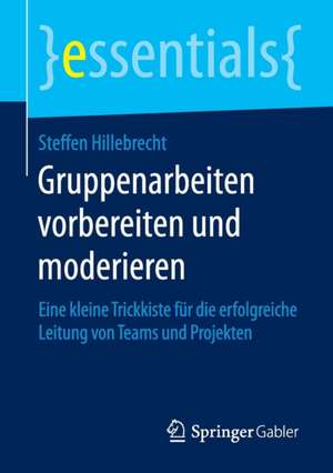 Gruppenarbeiten vorbereiten und moderieren: Eine kleine Trickkiste für die erfolgreiche Leitung von Teams und Projekten de Steffen Hillebrecht