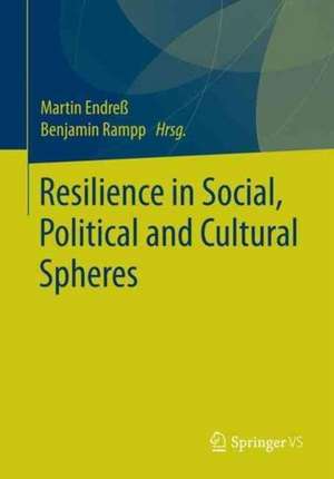 Resilience in Social, Cultural and Political Spheres de Benjamin Rampp