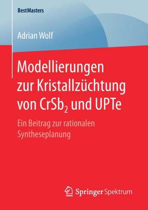 Modellierungen zur Kristallzüchtung von CrSb2 und UPTe: Ein Beitrag zur rationalen Syntheseplanung de Adrian Wolf