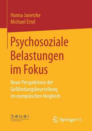 Psychosoziale Belastungen im Fokus: Neue Perspektiven der Gefährdungsbeurteilung im europäischen Vergleich de Bundesanstalt für Arbeitsschutz und Arbeitsmedizi