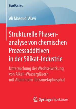 Strukturelle Phasenanalyse von chemischen Prozessadditiven in der Silikat-Industrie: Untersuchung der Wechselwirkung von Alkali-Wassergläsern mit Aluminium-Tetrametaphosphat de Ali Masoudi Alavi