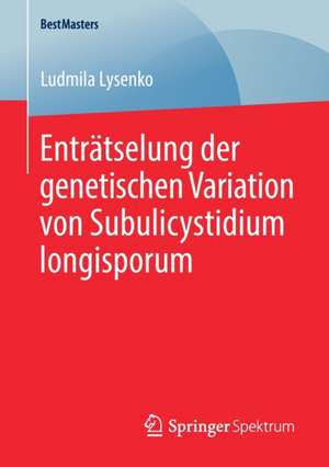 Enträtselung der genetischen Variation von Subulicystidium longisporum de Ludmila Lysenko