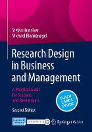 Research Design in Business and Management: A Practical Guide for Students and Researchers de Stefan Hunziker