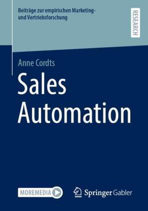 Sales Automation de Anne Cordts