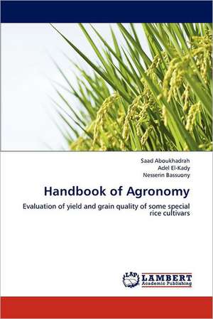 Handbook of Agronomy de Saad Aboukhadrah