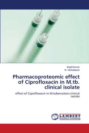 Pharmacoproteomic effect of Ciprofloxacin in M.tb. clinical isolate de Kapil Kumar