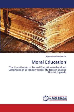 Moral Education de Bernadatte Namirembe