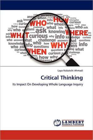 Critical Thinking de Laya Nabatchi Ahmadi