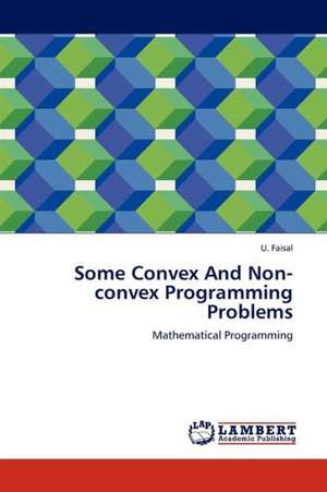 Some Convex And Non-convex Programming Problems de Faisal U.