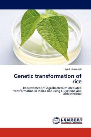 Genetic transformation of rice de Jalil Syed Uzma