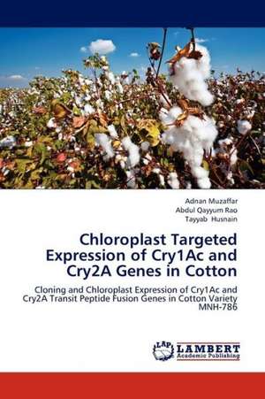 Chloroplast Targeted Expression of Cry1Ac and Cry2A Genes in Cotton de Muzaffar Adnan