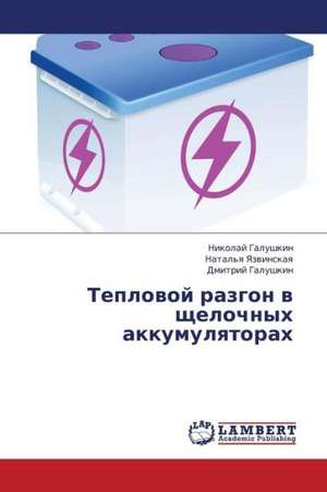 Teplovoy razgon v shchelochnykh akkumulyatorakh de Galushkin Nikolay