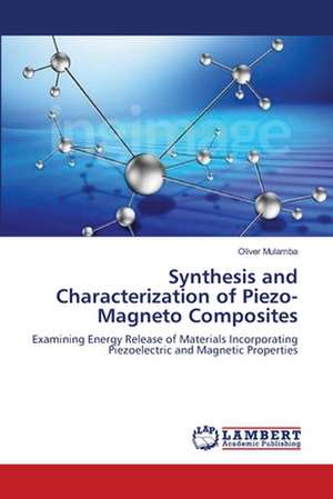 Synthesis and Characterization of Piezo-Magneto Composites de Mulamba Oliver