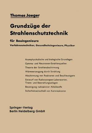 Grundzüge der Strahlenschutztechnik: für Bauingenieure, Verfahrenstechniker, Gesundheitsingenieure, Physiker de Everitt P. Blizard