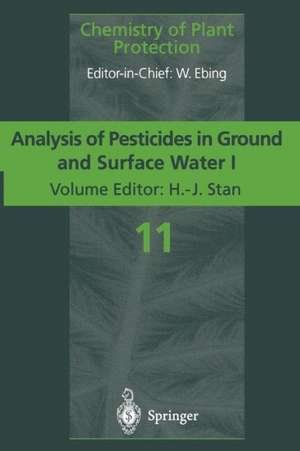 Analysis of Pesticides in Ground and Surface Water I: Progress in Basic Multi-Residue Methods de H.J. Stan