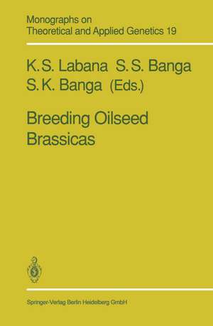 Breeding Oilseed Brassicas de Kuldeep S. Labana