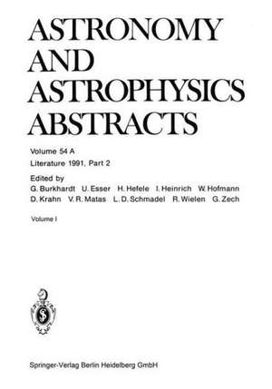 Literature 1991, Part 2 de Astronomisches Rechen-Institut