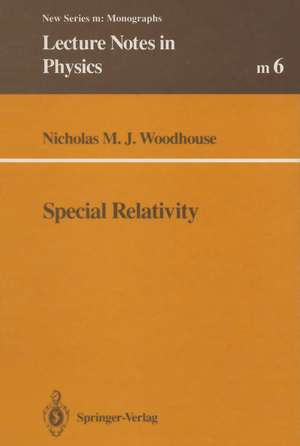 Special Relativity de Nicholas M.J. Woodhouse