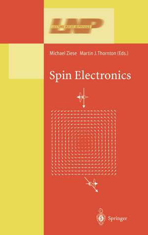 Spin Electronics de Michael Ziese