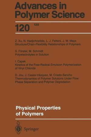 Physical Properties of Polymers de I. Capek