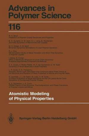 Atomistic Modeling of Physical Properties de Lucien Monnerie