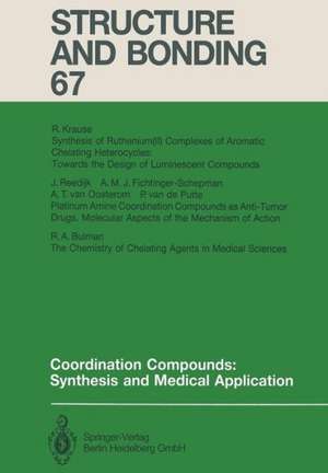 Coordination Compounds: Synthesis and Medical Application de Allen Bulman