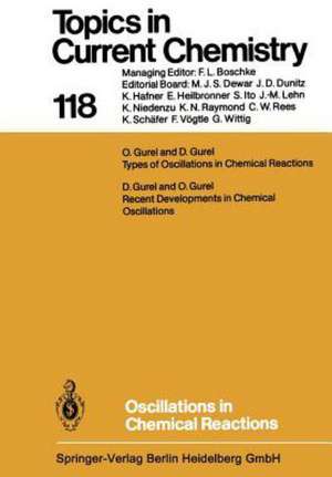 Oscillations in Chemical Reactions de D. Gurel