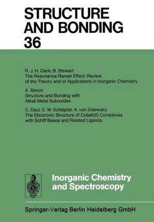 Inorganic Chemistry and Spectroscopy de Xue Duan