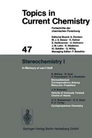 Stereochemistry 1: In Memory of van’t Hoff de K. Mislow