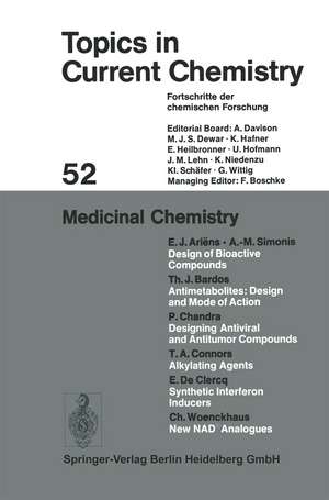 Medicinal Chemistry de F. L. Boschke