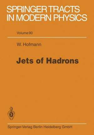 Jets of Hadrons de Werner Hofmann