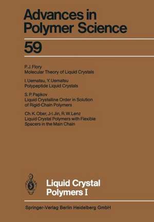 Liquid Crystal Polymers I de M. Gordon