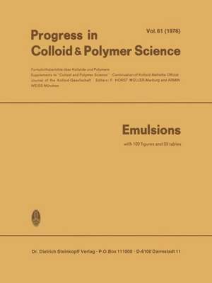 Emulsions de F. Horst Müller