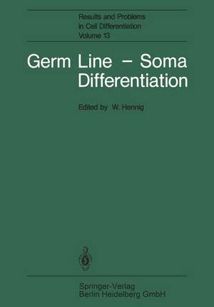 Germ Line — Soma Differentiation de W. Hennig