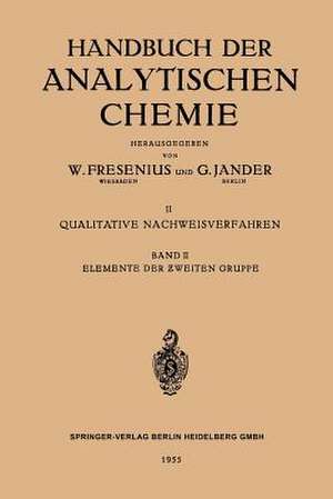 Elemente der zweiten Gruppe: Beryllium · Magnesium · Calcium · Strontium · Barium · Ƶink · Cadmium · Quecksilber de H. Bode