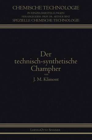 Der Technisch-Synthetische Campher de Isidor Klimont