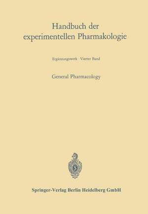 General Pharmacology de Johannes Carl Bock