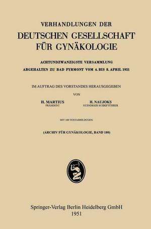 Achtundzwanzigste Versammlung Abgehalten zu Bad Pyrmont vom 4. bis 8. April 1951: Wissenschaftlicher Teil de Heinrich Martius